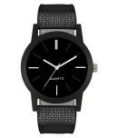 newmen NM -5 BLACK PU Analog Men's Watch