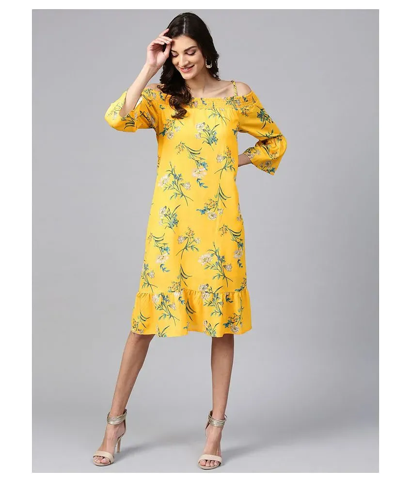 Zima leto outlet yellow dress