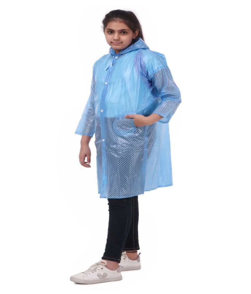 Finery girls printed raincoat with bag space