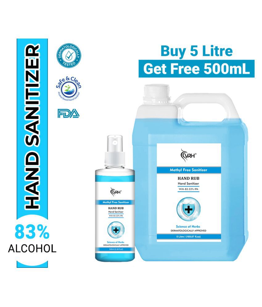 VRH - Antibacterial Hand Sanitizer 5500 mL ( Pack of 2 )