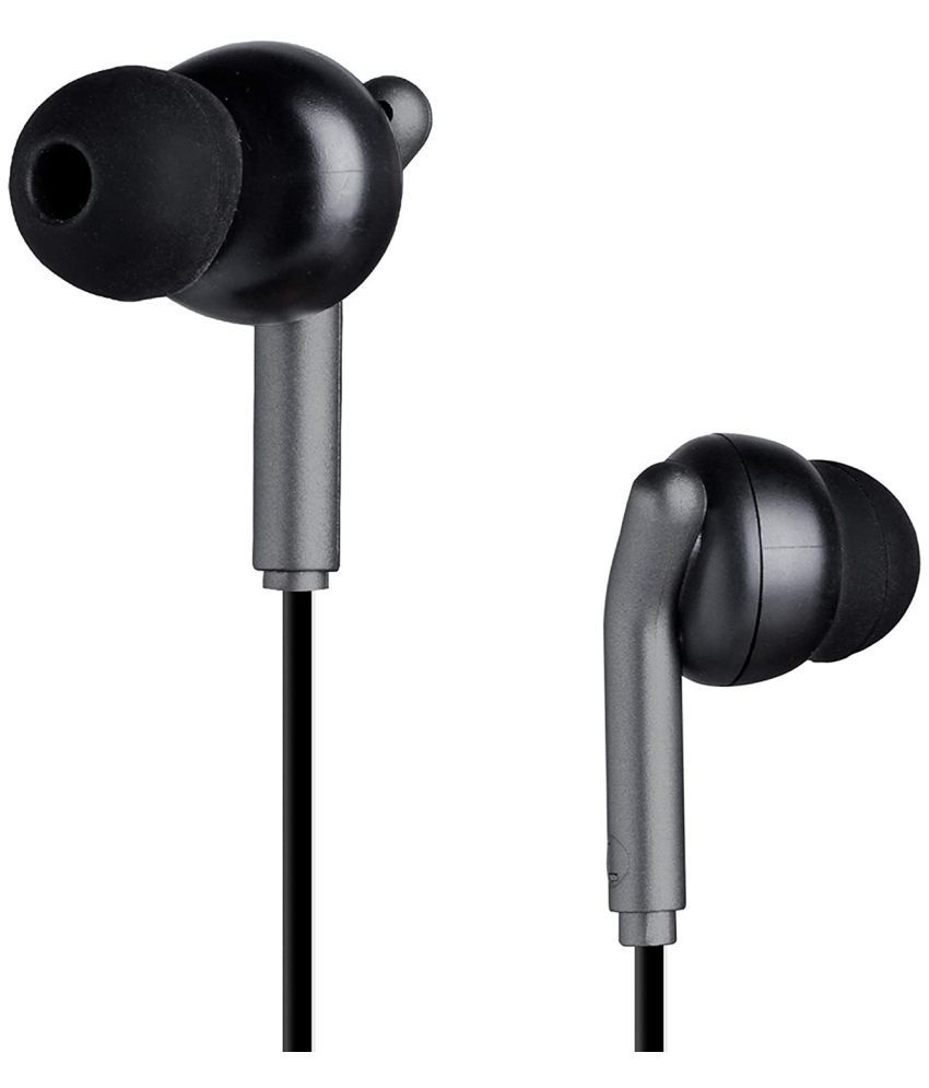 Zebronics ZEB-BRO BLACK In Ear Wired With Mic Headphones/Earphones White