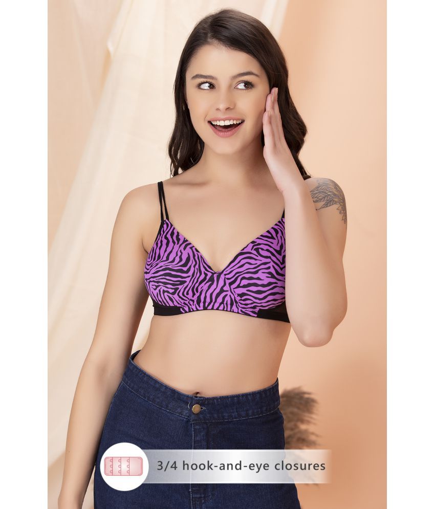     			Clovia Polyamide Women's T-Shirt Bra ( Purple )