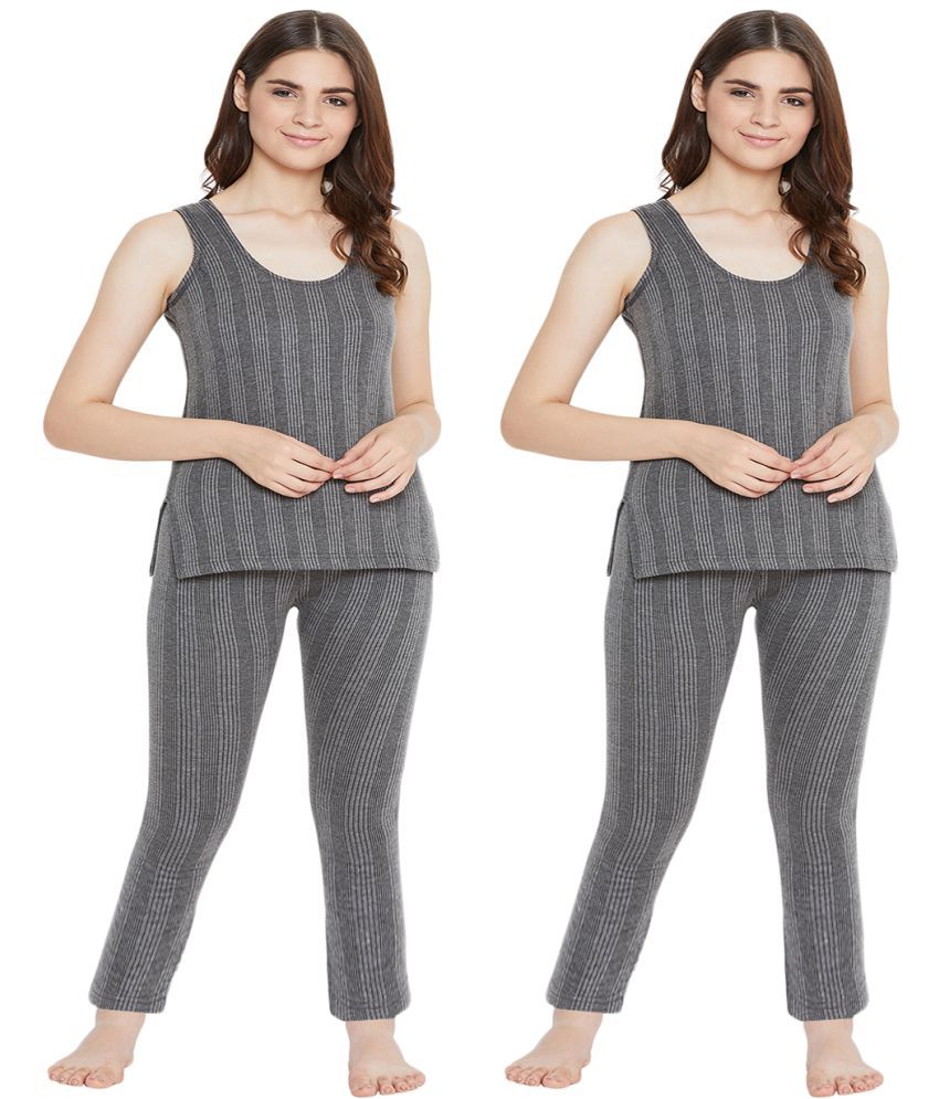     			Zimfit Cotton Blend Set - Grey Pack of 2