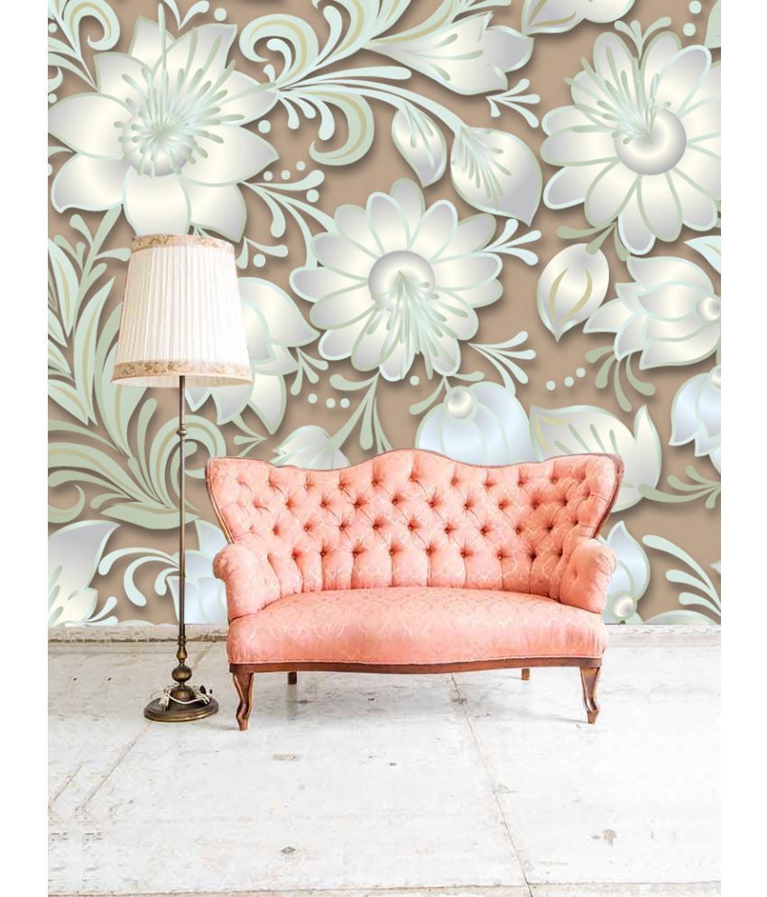 Buy Creative Print Solution Vinyl Abstract Wallpapers Multicolor Online