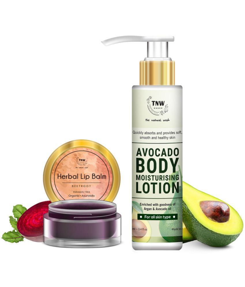     			TNW - The Natural Wash Avocado Body Lotion & Lip Balm Multi Pack of 2 105