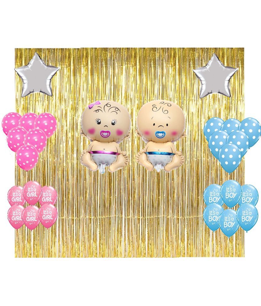     			Balloon Junction Themez Only Baby Shower Party Decoration (Combo 7) - Total Pack of 26 pcs