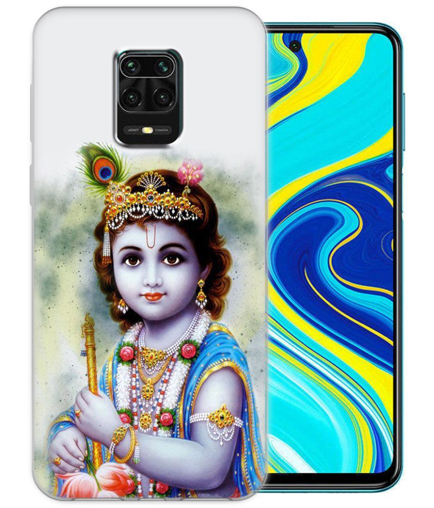     			NBOX Printed Cover For Xiaomi Redmi Note 9 Pro