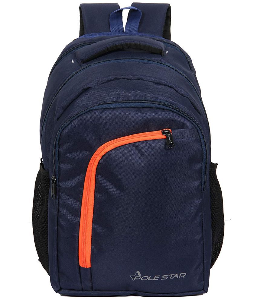 Buy Polestar 34 Ltrs Blue Backpack bags Online at Best Price in India ...