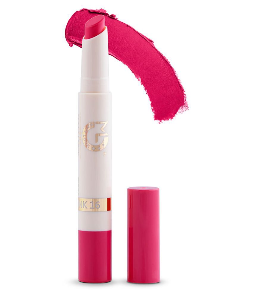     			Mattlook Velvet Smooth Non-Transfer, Long Lasting & Water Proof Lipstick, Neon Pink (2gm)