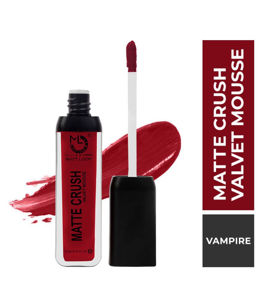     			Mattlook Matte Crush Velvet Mousse Lipstick, Vampire (10ml)