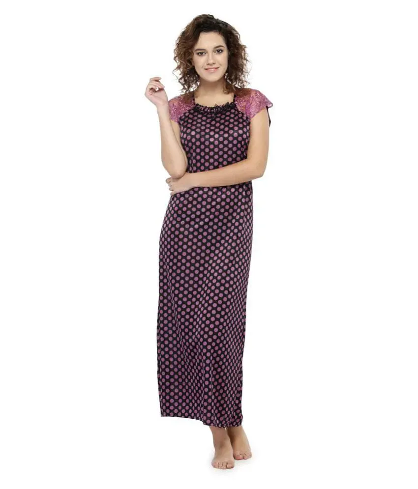 Night dress for ladies clearance snapdeal