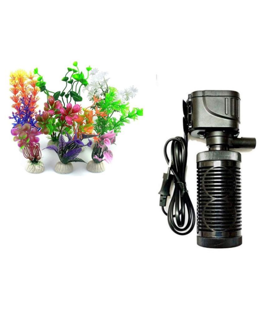 Aquarium Plants Fish Tank Decorations Artificial Aquatic Plants WITH