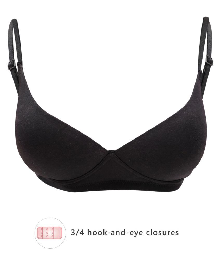     			Clovia Polyamide Plunge Bra - Black Single