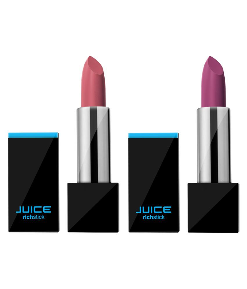    			Juice SHANGHAI SPICE & MISS MAUVE Creme Lipstick M-96,M-98 Nude Pack of 2 200 g