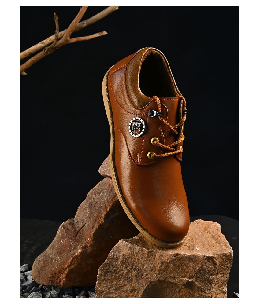 sir corbett lifestyle tan casual shoes