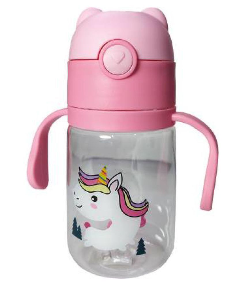 CHILD CHIC Pink Plastic Straw sippers