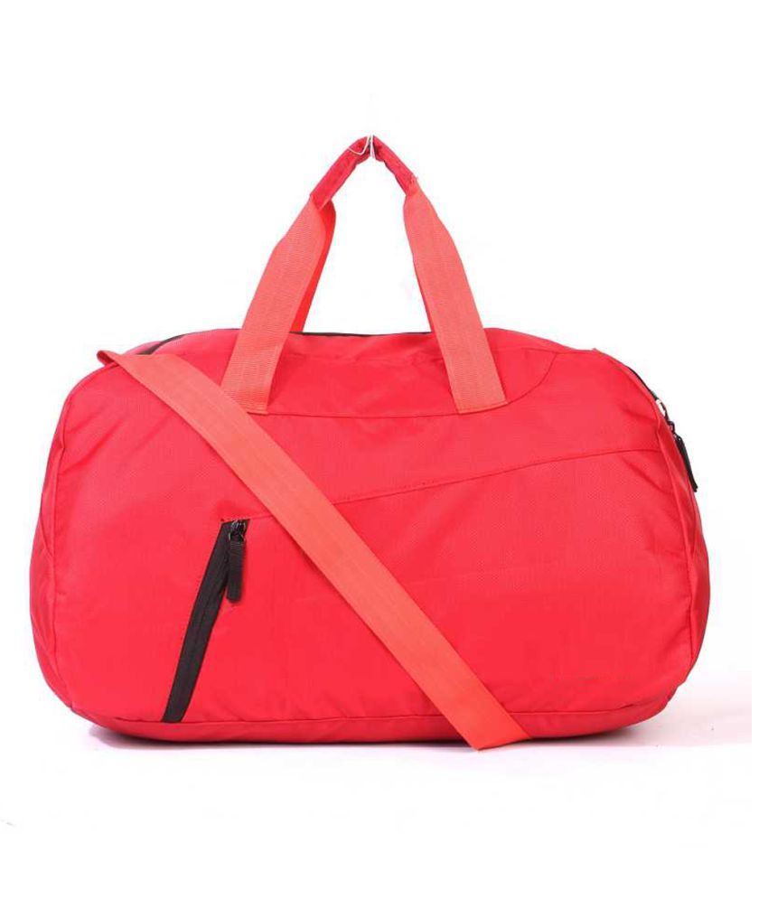 WHITE TIGER 42 Ltrs Red Duffle Bag 