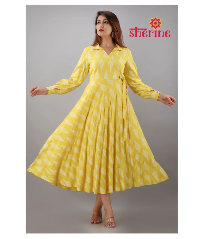 anarkali model kurti