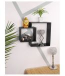 Home Sparkle Wall Mount Floating Wall Shelves Rack Display Bed Room, Living Room, Office, Restaurant, Home dcor (Black)