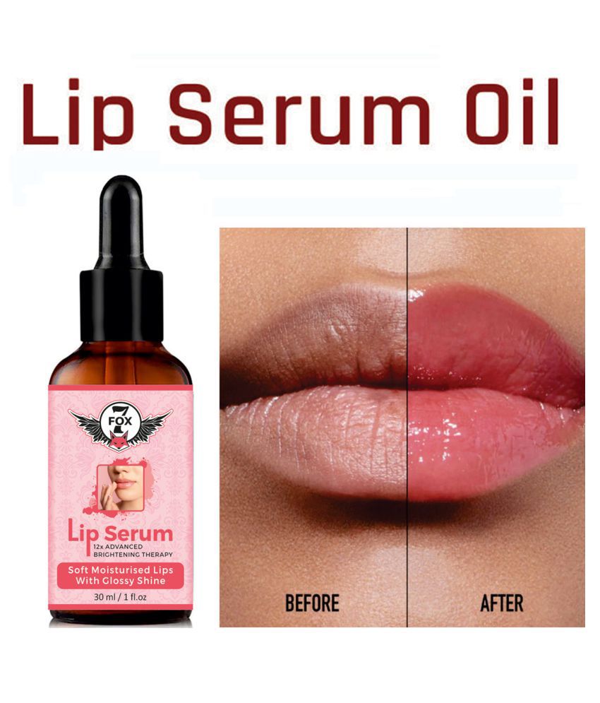     			7 FOX Premium Lip Serum for Shine & Glossy Soft, Moisturised Lips-(For Men & Women) Face Serum 30 mL