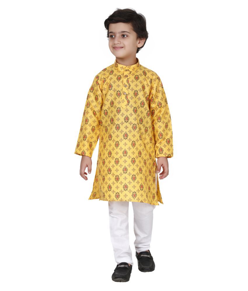     			Fourfolds Ethnic Wear Kurta Pyjama Set for kids and Boys_FE001