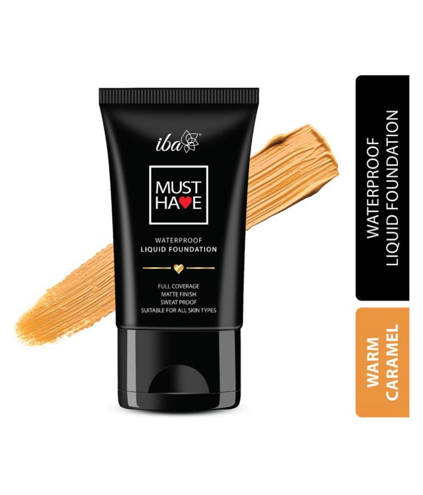     			Iba Must Have Waterproof Liquid Foundation - Warm Caramel Dark 30 g