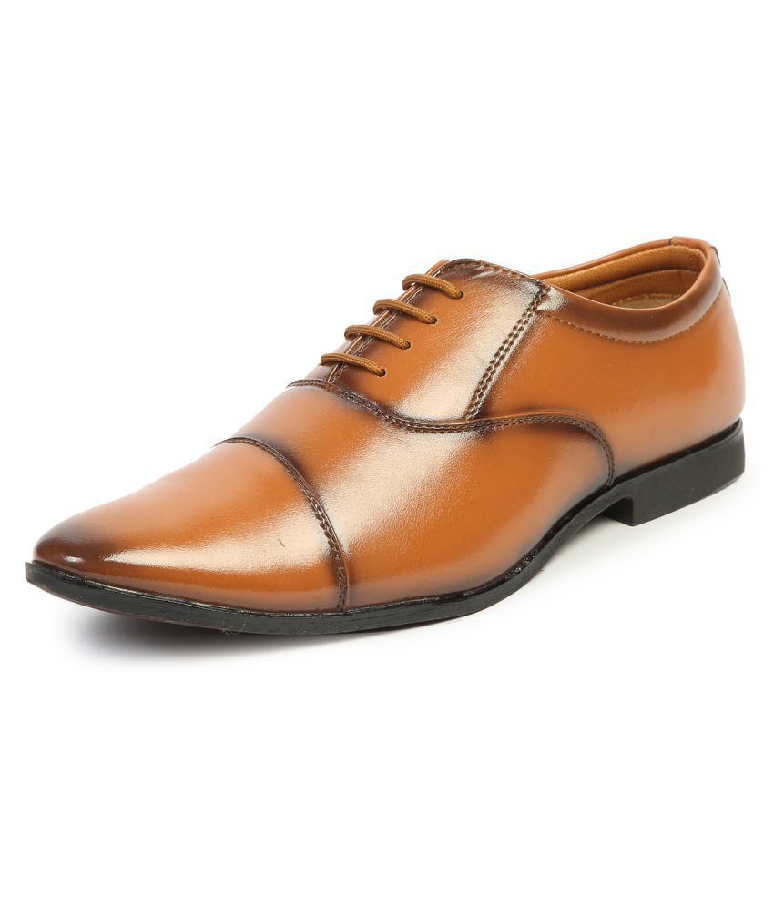     			MUTAQINOTI Artificial Leather Multi Color Formal Shoes