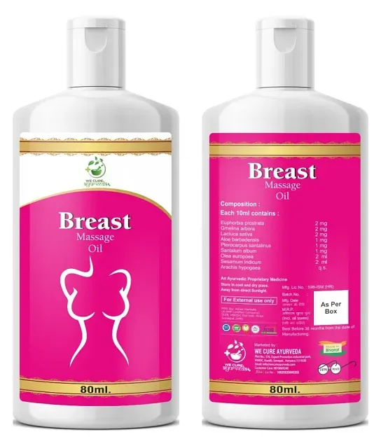 WECURE AYURVEDA Breast Enlargement Cream Oil Buy WECURE