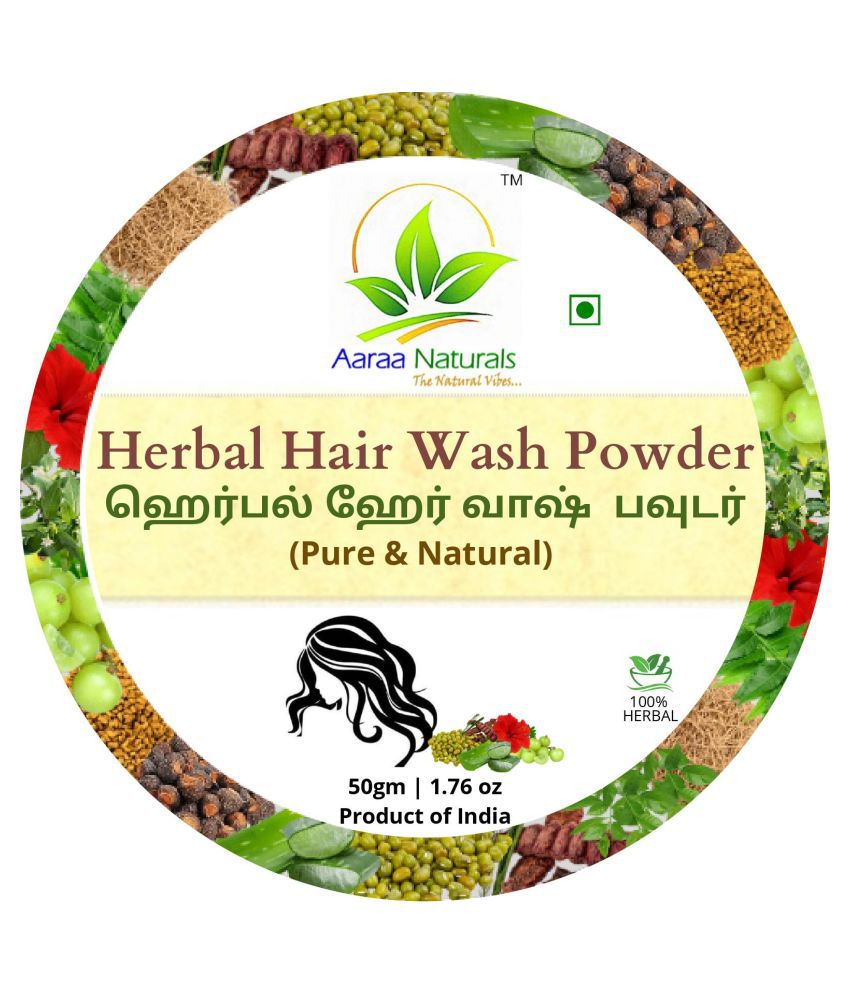 Aaraa Herbal Hair Wash Powder (Pure & Natural) 50gm (Pack of 4) 200gm: Buy  Aaraa Herbal Hair Wash Powder (Pure & Natural) 50gm (Pack of 4) 200gm at  Best Prices in India - Snapdeal