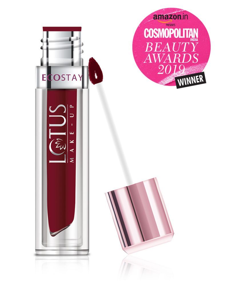     			Lotus Make,Up Ecostay Matte Lip Lacquer , Wine Velvet