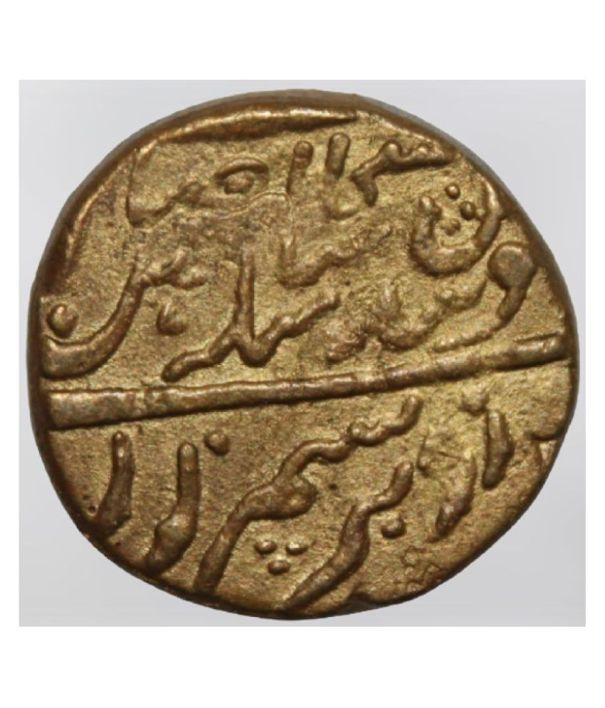     			1 RUPEE (1827) MAHARAJA RANJIT SINGH GOLD PLATED PACK OF 1 EXTREMELY OLD AND RARE COIN