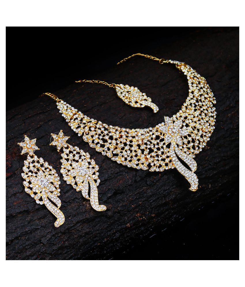     			Sukkhi - Gold Alloy Necklace Set ( Pack of 1 )