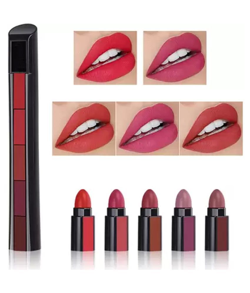     			ADS 5in1  Matte  Mini Girls Lipstick Multi 7.5 g