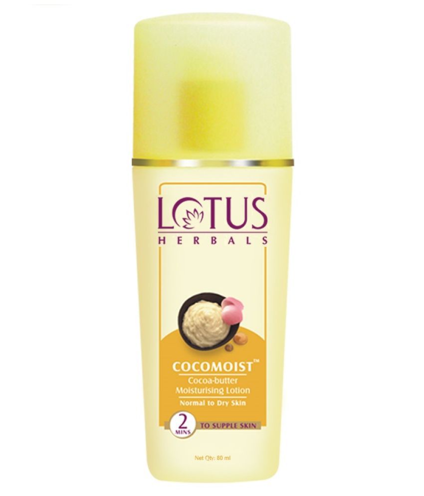     			Lotus Herbals Cocomoist Cocoa, Butter Moisturising Lotion, For Normal to Dry Skin, 80ml