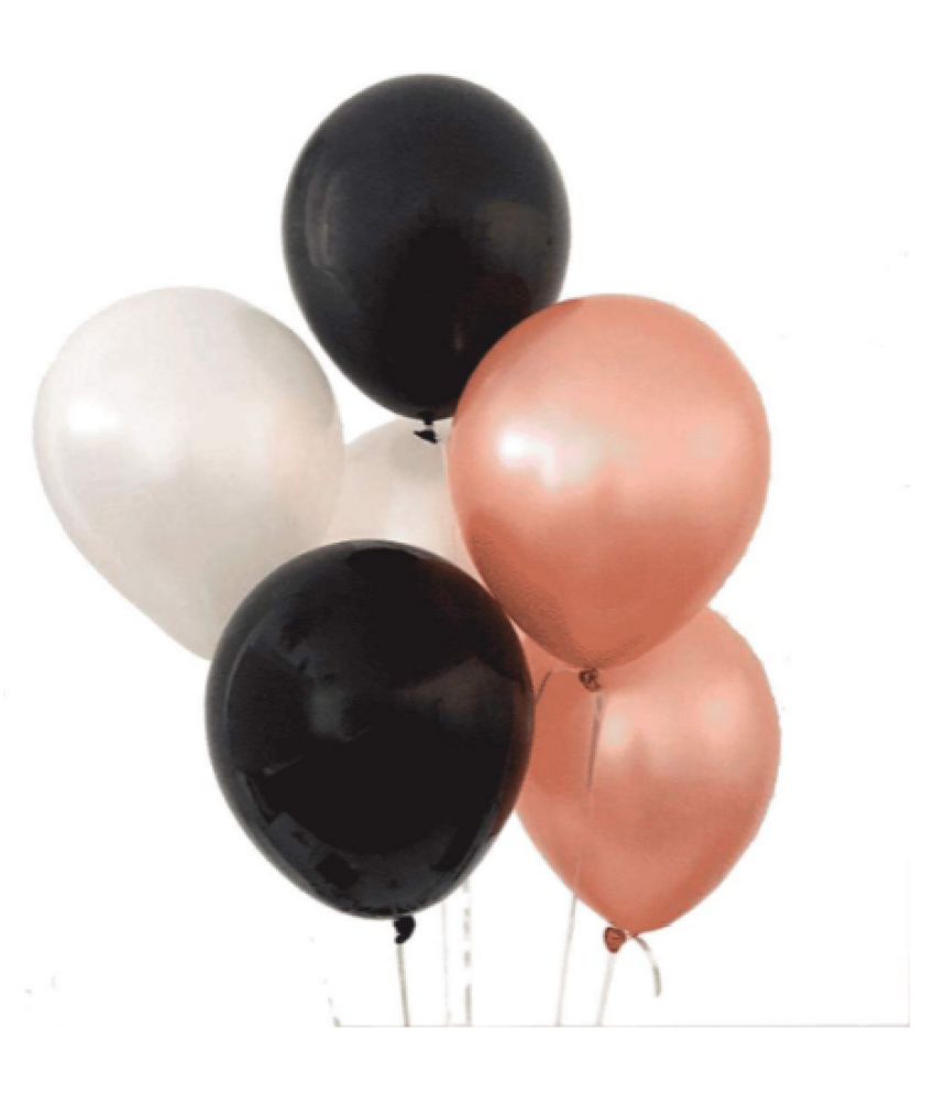     			Blooms Event Amazing Rose Gold , silver  , black  - Pack of 51