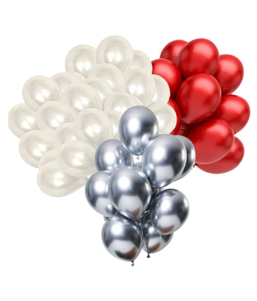     			Blooms Event Amazing red  , White , Silver  Pack of 51