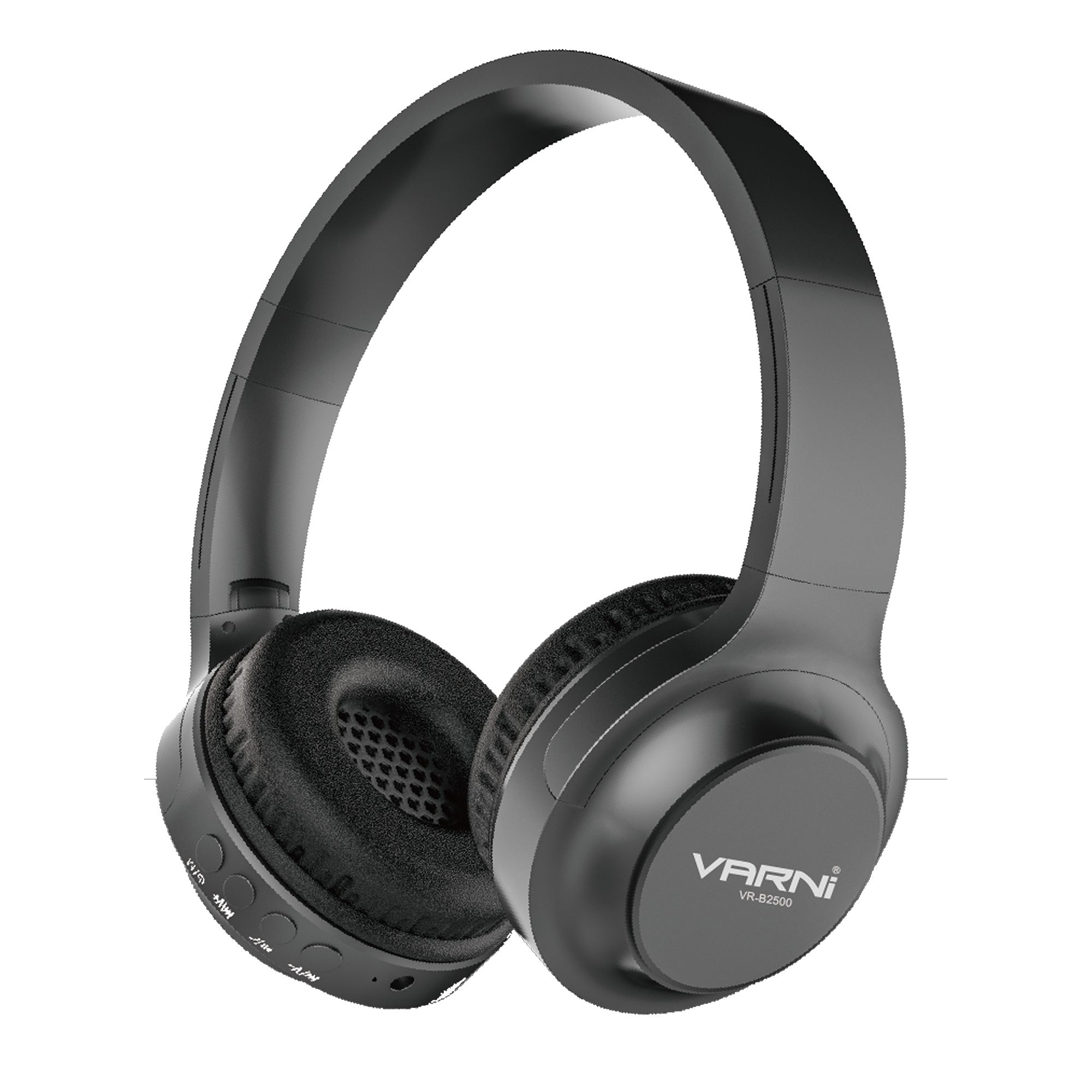 Buy Varni B2500 Wireless Bluetooth On Ear Headphones with Mic (Black ...