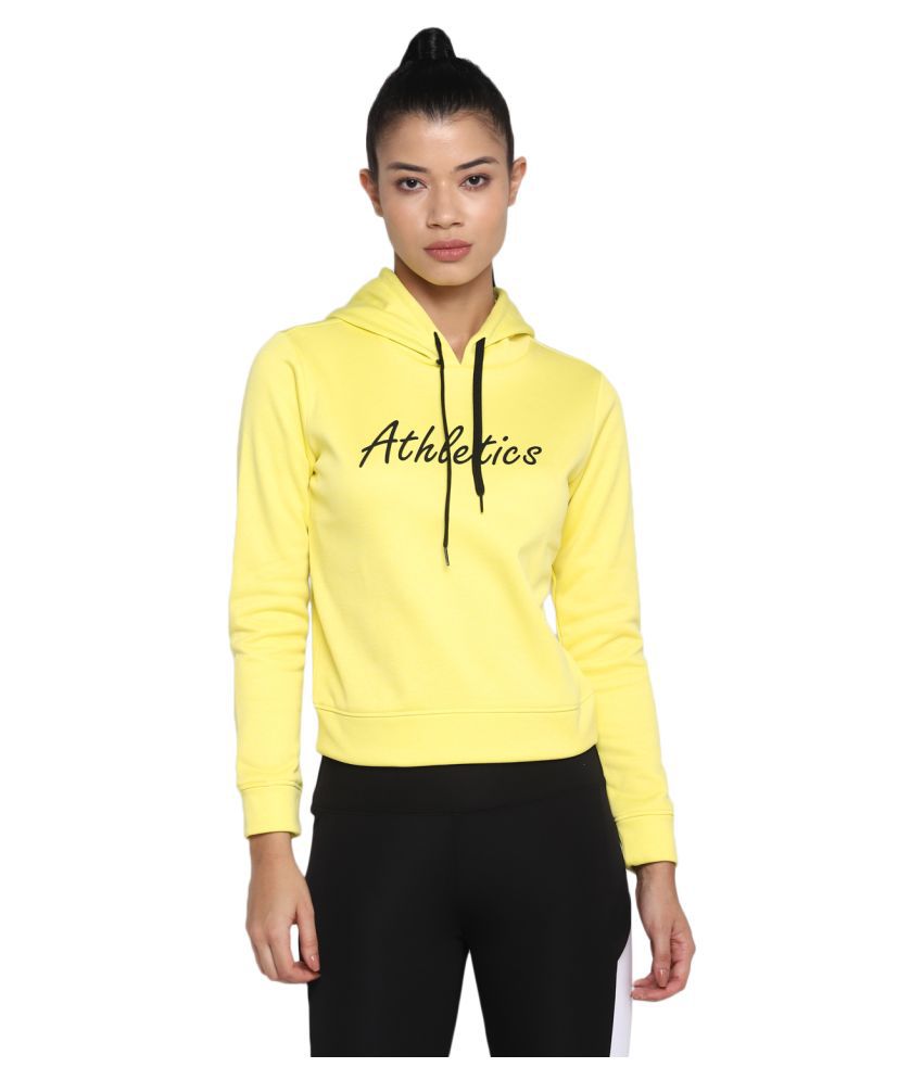 OFF LIMITS - Yellow Polyester Women's Sweatshirt