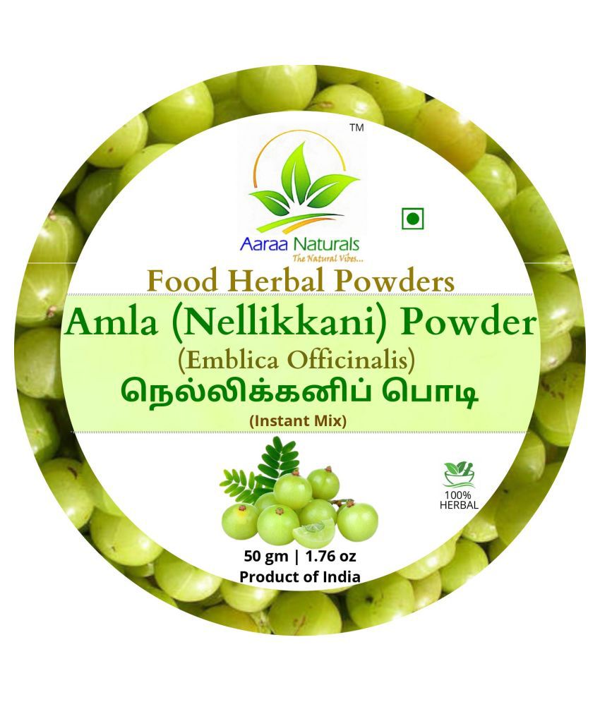    			Aaraa Amla (Nellikkani) Powder Instant Mix 50 gm Pack of 3