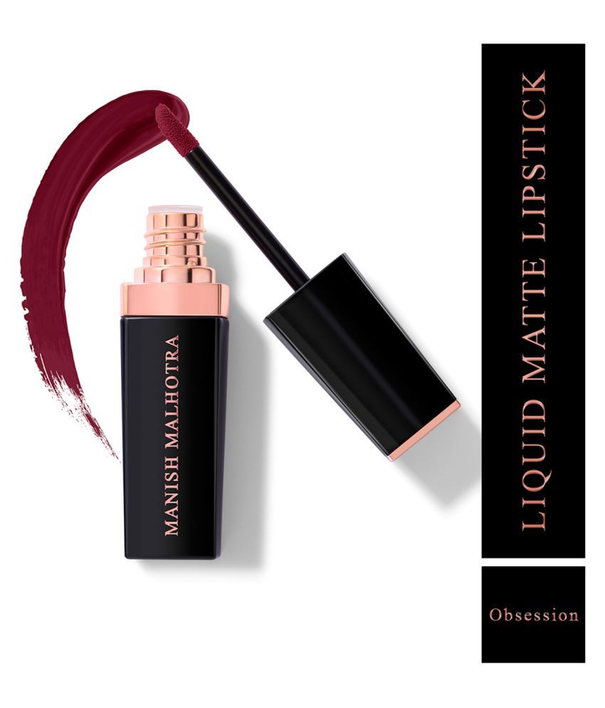     			Manish Malhotra Beauty By MyGlamm Liquid Matte Lipstick-Obsession-7gm