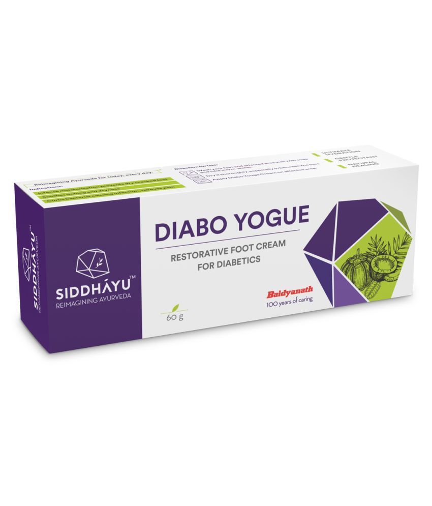     			SIDDHAYU Diabo Yogue  Daibities Foot Care Cream Gel 60gm (Pack Of 1)