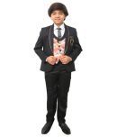 Joley Poley Boys Polyester Blazer ( Pack of 1 , Black )