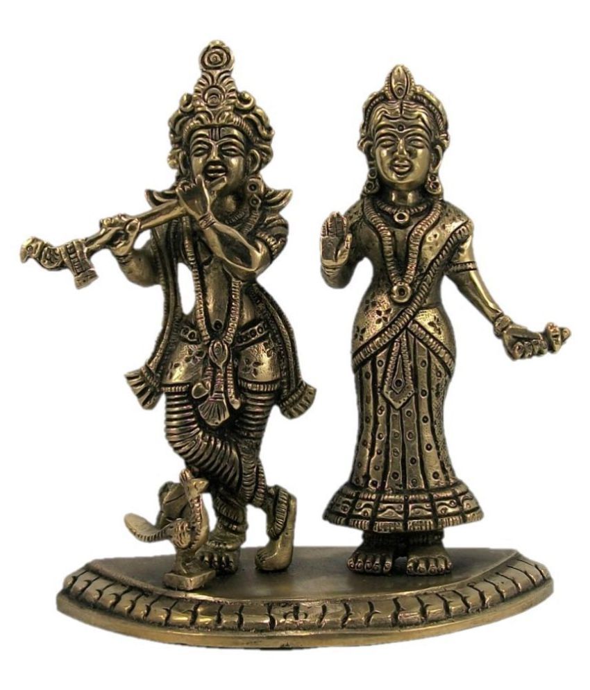     			Neo Classic Radha Krishna Brass Idol