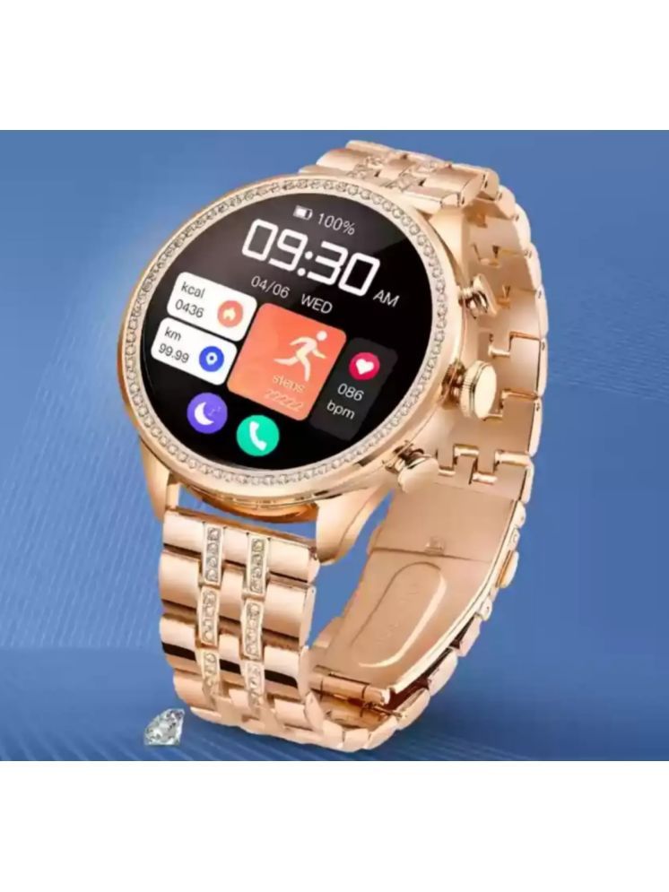     			RD Kart AMOLED BT Calling Upto 1-2 days Smart Watch Gold