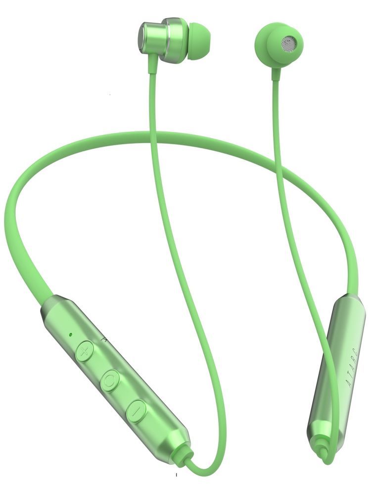     			ATARC In-the-ear Bluetooth Headset with Upto 20h Talktime Noise Cancellation - Green