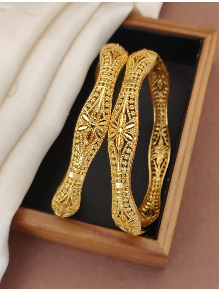     			Shivay Fashion Gold Bangle Set ( Pack of 1 )