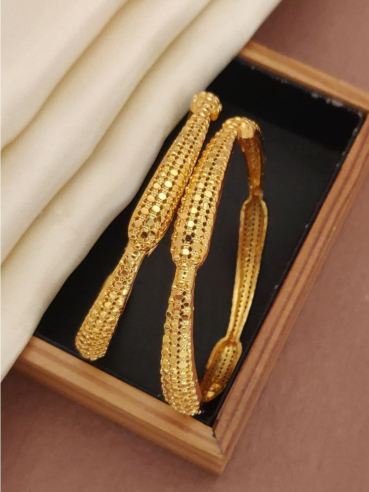     			Shivay Fashion Gold Bangle Set ( Pack of 1 )