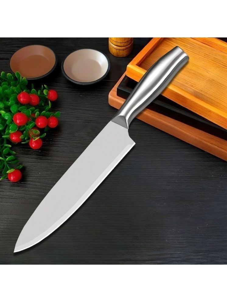     			ATARC Silver Stainless Steel Chef Knife Blade Length 21 cm ( Pack of 1 )