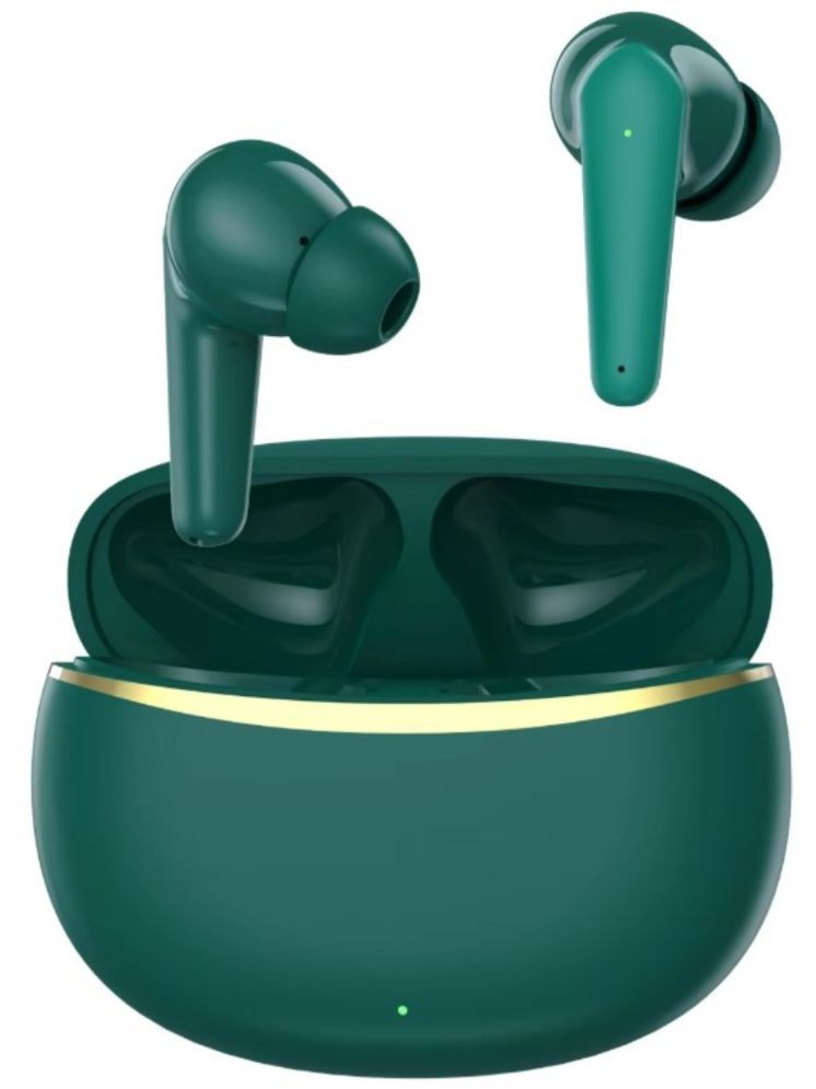     			COREGENIX 298-G Bluetooth True Wireless (TWS) In Ear 30 Hours Playback Low Latency,Powerfull bass IPX4(Splash & Sweat Proof) Green