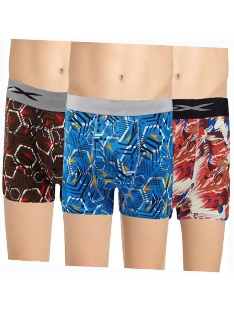     			Cavenders Pack of 3 Nylon Trunks For Men's ( Multicolor )